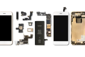 Handyreparatur Konzept Original gegen Fake teile